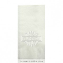 Almost Linen Embossed White Guest Hand Towels