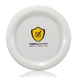 7" White Plastic Lunch Plates