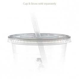 12 oz Straw Slot Clear Cup Lids