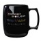 Black 14 oz. Courier Plastic Coffee Mugs