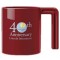 Earth Red 15 oz. Elemints Plastic Coffee Mugs