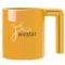 Harvest Orange 15 oz. Elemints Plastic Coffee Mugs