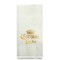 Almost Linen Foil Stamped White Guest Hand Towels