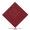 Burgundy Embossed Color Luncheon Napkins