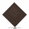 Chocolate Embossed Color Luncheon Napkins