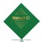 Green Foil Stamped Color Luncheon Napkins