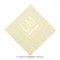 Ivory Embossed Color Luncheon Napkins