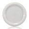 7" White Plastic Lunch Plates