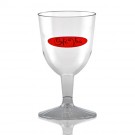 5 oz Plastic Goblet Wine Glasses