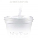 12 oz Straw Slot Frosted Cup Lids