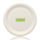 7" White Coated Paper Plates