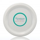 9" White Plastic Dinner Plates